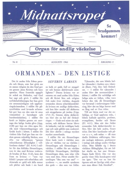 Omslag för 1961-08